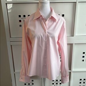 Brooks Brothers Pink Long Sleeve Button Down Shirt SIZE 14 100% Cotton